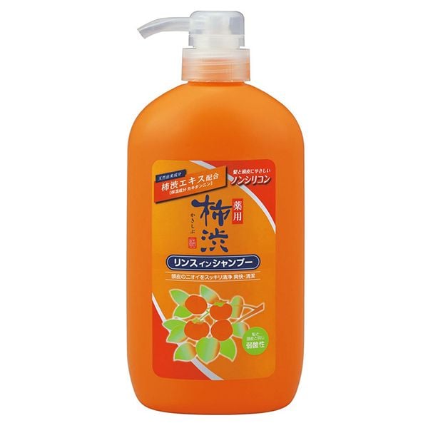 Dầu Gội, Xả Kumano Chiết Xuất Quả Hồng Shikioriori 600ml