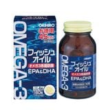 (HSD: 10/2025) Viên Uống Dầu Cá Omega 3 Bổ Mắt Bổ Não Orihiro Nhật Bản 180 Viên