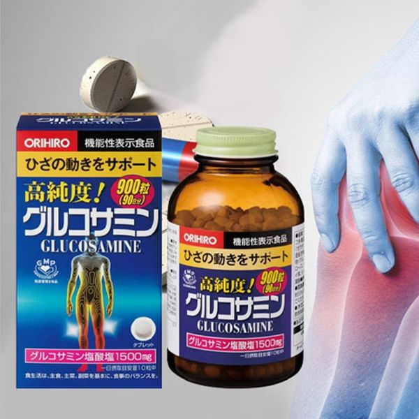 (HSD: 10/2026) Viên Uống Xương Khớp Glucosamine Orihiro Nhật Bản 950 Viên