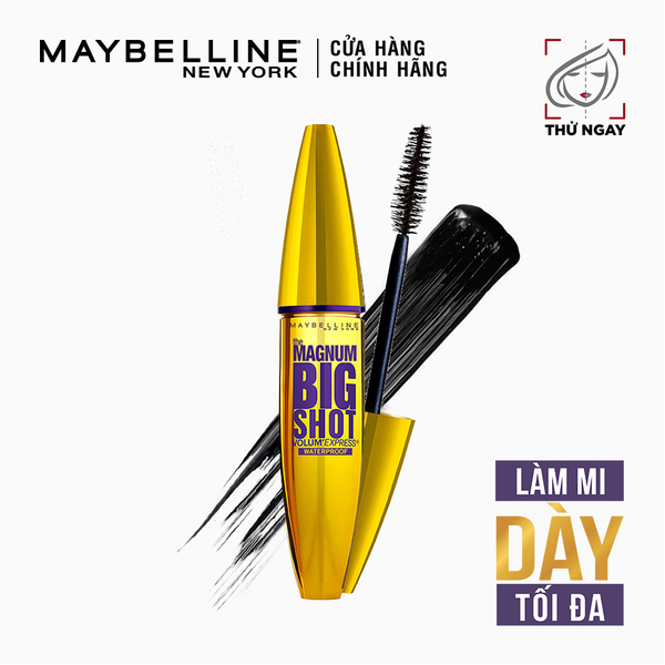 (HSD: 2/2024) Mascara Maybelline Dày Và Dài Mi Big Shot - Đen 10ml