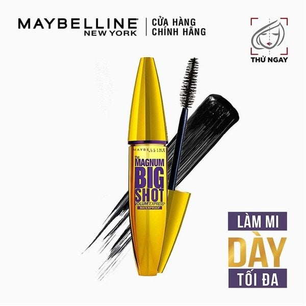 (HSD: 2/2024) Mascara Maybelline Dày Và Dài Mi Big Shot - Đen 10ml