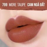 (HSD: 3/2026) Son Thỏi Lì Maybelline Color Sensational Ultimatte Lipstick #799 More Taupe Cam Ngả Đất 1,7Gr