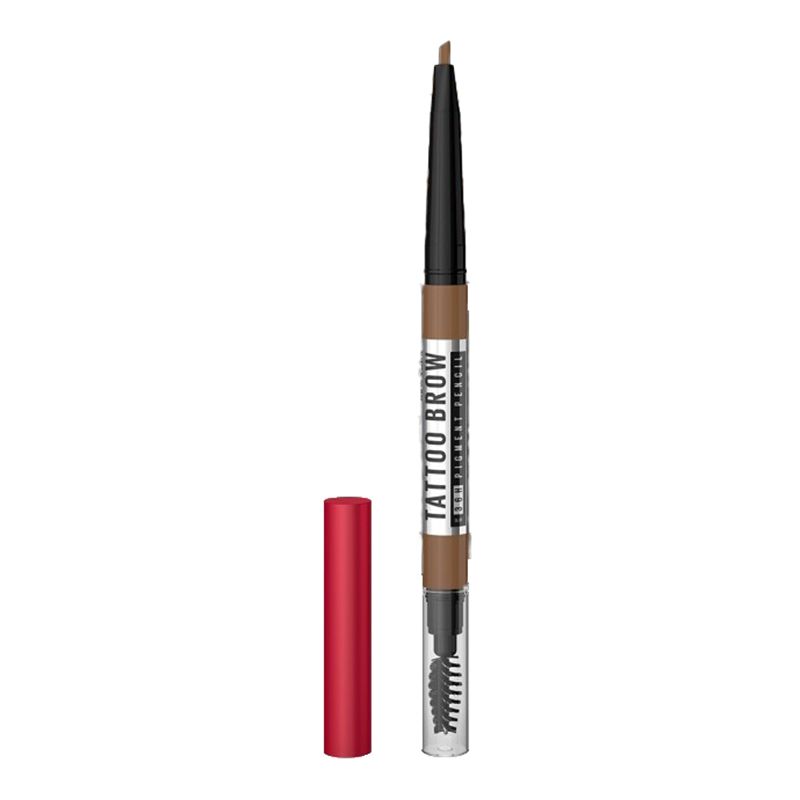 (HSD: 3/2025) Chì Kẻ Mày Maybelline Tattoo Brow Up 36H Pigment Pencil Màu Natural Brown