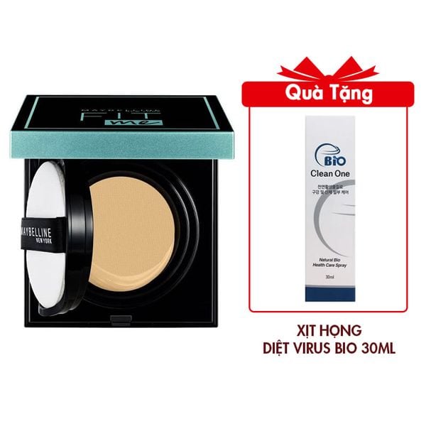 (HSD: 11/2025) Phấn Nước Maybelline Fit Me Matte+Poreless Cushion Mịn Nhẹ Kiềm Dầu 120 Classic Ivory 14g