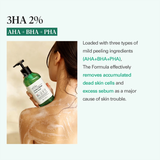 Full Size Sữa tắm trị mụn BEYOND Acne Clear Body Wash AHA BHA PHA 500ml