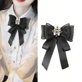 Nơ Cài Áo Thời Trang Màu Đen Mẫu MYS084