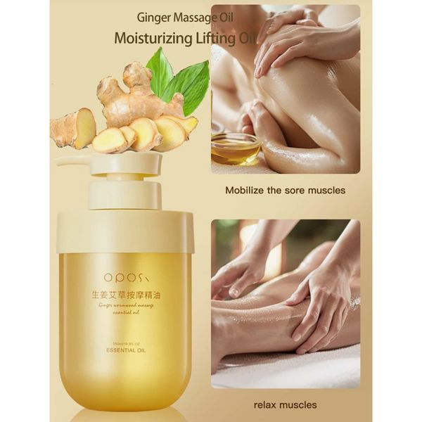 Tinh Dầu Massage Gừng Dưỡng Ẩm, Trẻ Hóa Da Cơ Thể 500Ml Nội Địa Trung Mẫu NDT054