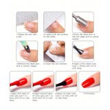Sơn Móng Tay Dạng Gel Nội Địa Trung Màu Tím Violet Mẫu NDT110