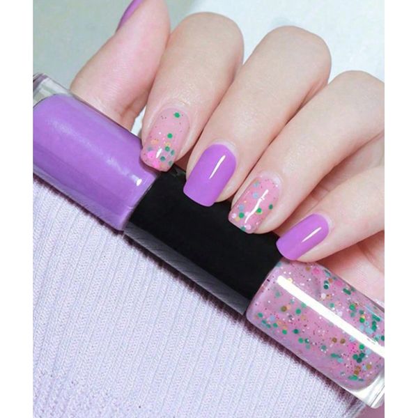 Sơn Móng Tay Dạng Gel Nội Địa Trung Màu Tím Violet Mẫu NDT110