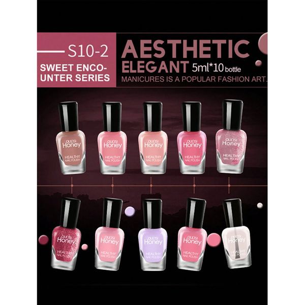 Set Sơn Móng Nhiều Màu Nội Địa Trung 5ml/1 chai Mẫu NDT136