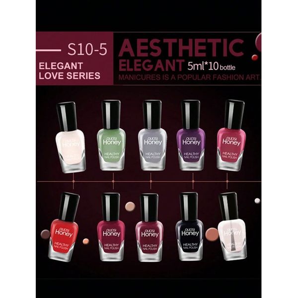 Set Sơn Móng Nhiều Màu Nội Địa Trung 5ml/1 chai Mẫu NDT136