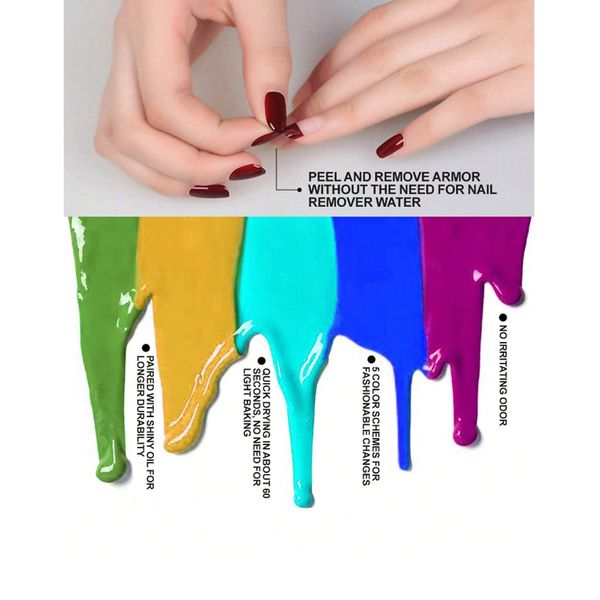 Set Sơn Móng Nhiều Màu Nội Địa Trung 5ml/1 chai Mẫu NDT136