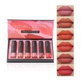 Set 6 Màu Son Thời Trang Nội Địa Trung Mẫu NDT182 Tặng Combo 5 Gói Khăn Giấy Ướt Neutrovis