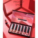 Set 6 Màu Son Thời Trang Nội Địa Trung Mẫu NDT182 Tặng Combo 5 Gói Khăn Giấy Ướt Neutrovis