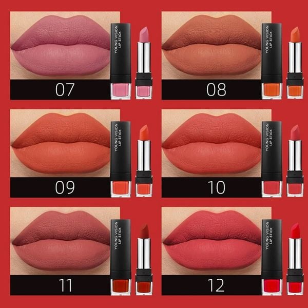 1 Thỏi Son Màu Có Dưỡng Nội Địa Trung Giao Màu Ngẫu Nhiên Mã NDT064S