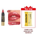 Son Lì Dưỡng Ẩm Nội Địa Trung (Nhiều Tông Màu Lựa Chọn) Tặng Combo 5 Gói Khăn Giấy Ướt Neutrovis