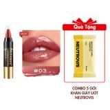 Son Lì Dưỡng Ẩm Nội Địa Trung (Nhiều Tông Màu Lựa Chọn) Tặng Combo 5 Gói Khăn Giấy Ướt Neutrovis