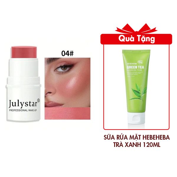 Phấn Má Hồng Lâu Trôi Nội Địa Trung Mẫu NDT216 Tặng Sữa Rửa Mặt Chiết Xuất Trà Xanh Hebeheba 120ml