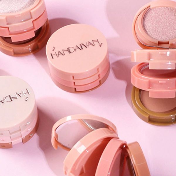 Phấn Má Hồng Trang Điểm Nội Địa Trung Màu Be Mẫu NDT220 Tặng 1 Thỏi Son Nhung Lì Nội Địa Trung