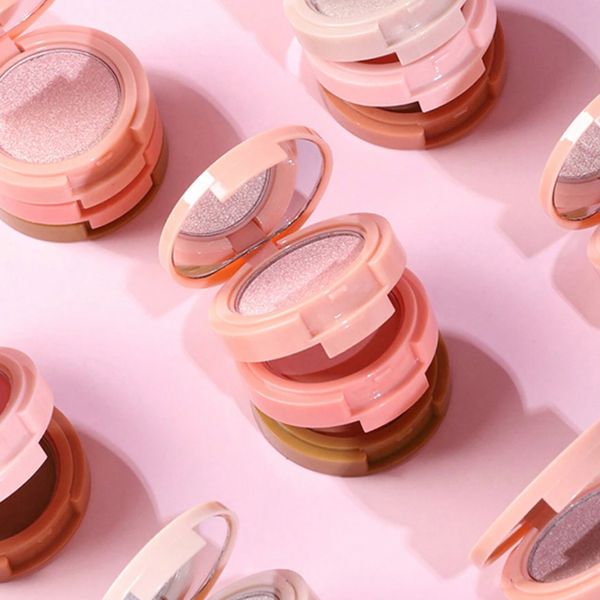 Phấn Má Hồng Trang Điểm Nội Địa Trung Màu Be Mẫu NDT220 Tặng 1 Thỏi Son Nhung Lì Nội Địa Trung