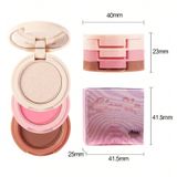 Phấn Má Hồng Trang Điểm Nội Địa Trung Màu Be Mẫu NDT220 Tặng 1 Thỏi Son Nhung Lì Nội Địa Trung