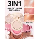 Phấn Má Hồng Trang Điểm Nội Địa Trung Màu Be Mẫu NDT220 Tặng 1 Thỏi Son Nhung Lì Nội Địa Trung