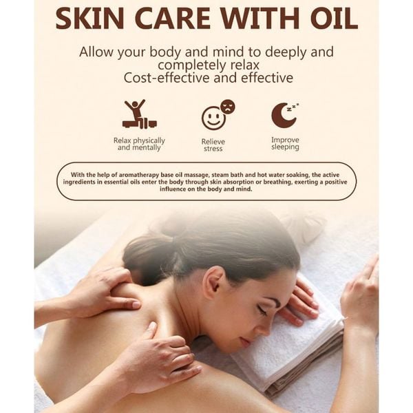 Tinh Dầu Chăm Sóc Tóc Và Cơ Thể Nội Địa Trung 110Ml Mẫu NDT277 Tặng Combo 5 Gói Khăn Giấy Ướt Neutrovis