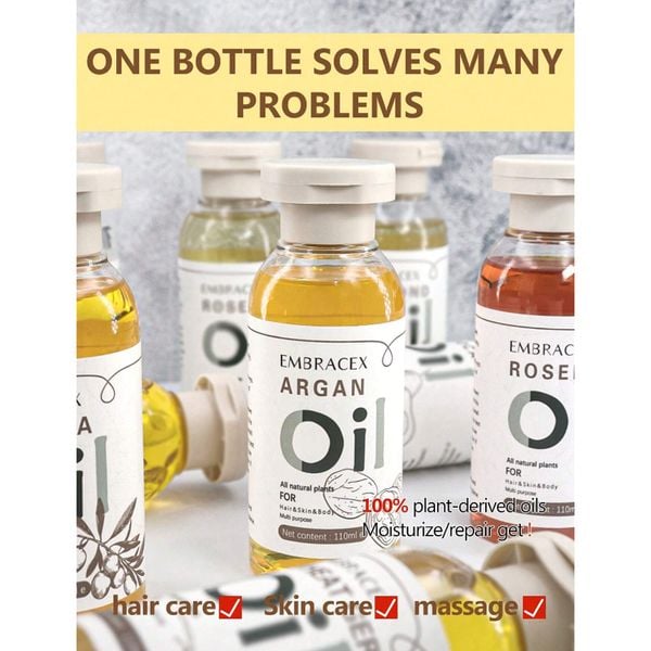 Tinh Dầu Chăm Sóc Tóc Và Cơ Thể Nội Địa Trung 110Ml Mẫu NDT277 Tặng Combo 5 Gói Khăn Giấy Ướt Neutrovis