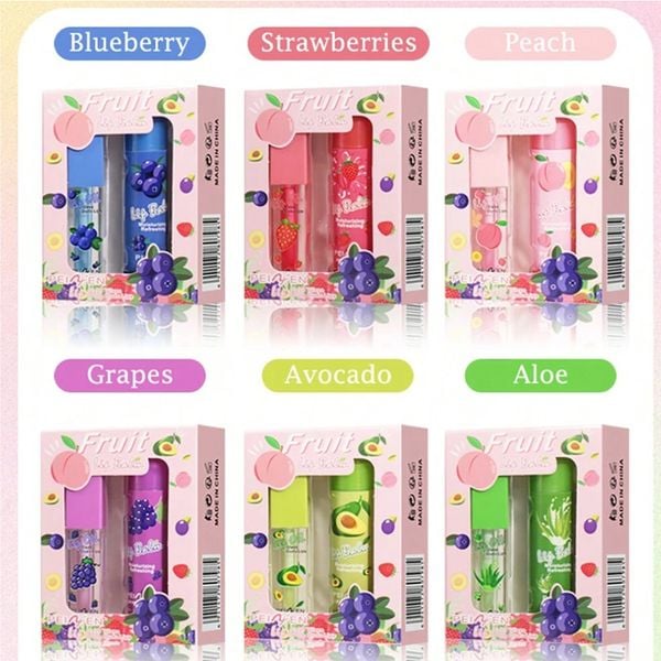 Combo 2 Son Môi Dưỡng ẨM Nội Địa Trung Mẫu NDT348