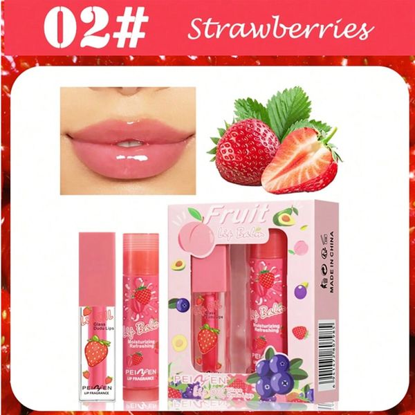 Combo 2 Son Môi Dưỡng ẨM Nội Địa Trung Mẫu NDT348