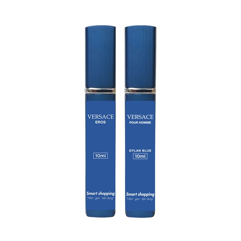 Combo Nước Hoa Chiết Nam Versace Eros EDT 10ml Và Versace Pour Homme Dylan Blue EDT 10ml