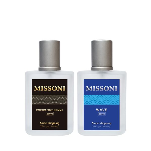 Combo Nước Hoa Chiết Missoni Parfum Pour Homme EDP 30ml Và Missoni Wave EDT Pour Homme 30ml