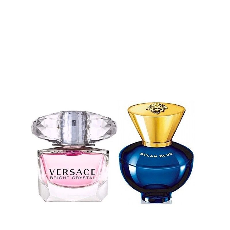 Combo Nước Hoa Mini Versace Bright Crystal 5ml - Versace Dylan Blue Pour Femme 5ml