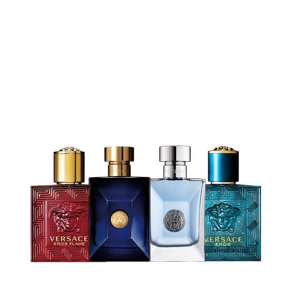 Combo Nước Hoa Mini Versace Eros Edt 5Ml - Versace Dylan Blue 5Ml - Versace Pour Homme 5Ml - Versace Eros Flame Edp 5Ml