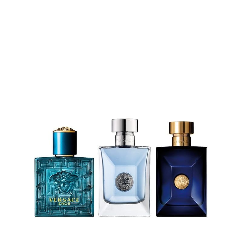 Combo Nước Hoa Mini Versace Eros Edt 5ml - Versace Pour Homme 5ml Và Versace Dylan Blue 5ml