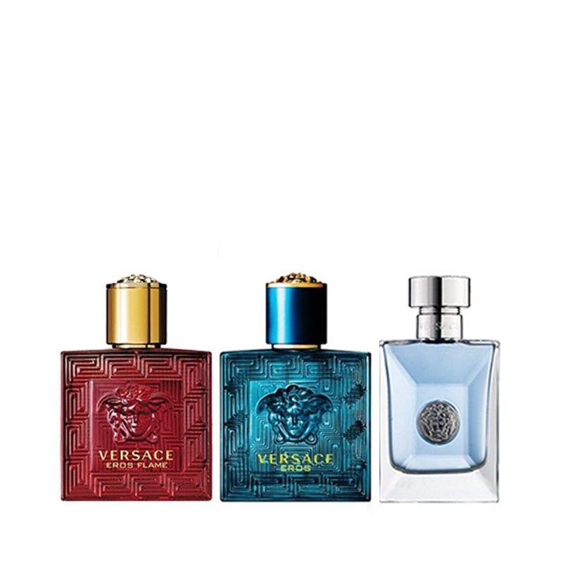 Combo 3 Nước Hoa Mini Versace Eros Edt 5ml - Versace Pour Homme 5ml - Versace Eros Flame Edp 5ml