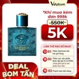 Nước Hoa Mini Versace Eros EDT 5ml (DEAL BOM TẤN 999K)
