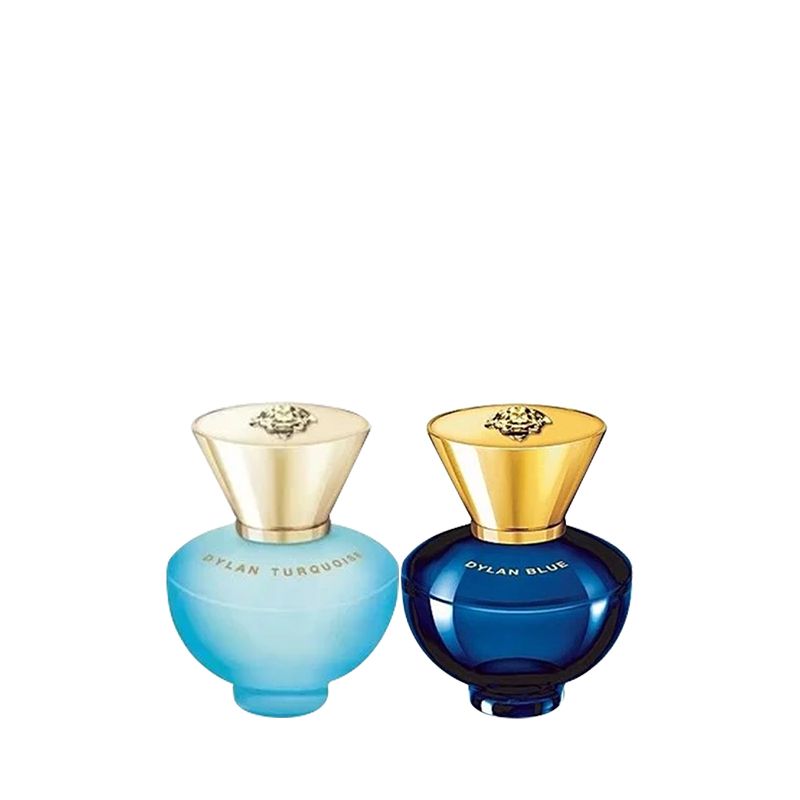 Combo Nước Hoa Mini Versace Pour Femme Dylan Turquoise EDT 5ml Và Versace Dylan Blue Pour Femme 5ml