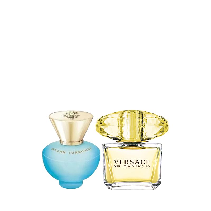 Combo Nước Hoa Mini Versace Pour Femme Dylan Turquoise EDT 5ml Và Versace Yellow Diamond 5ml