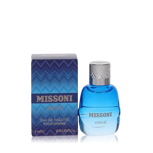 Combo Nước Hoa Mini Nam Missoni Parfum Pour Homme EDP 5ml Và Missoni Wave EDT Pour Homme 5ml