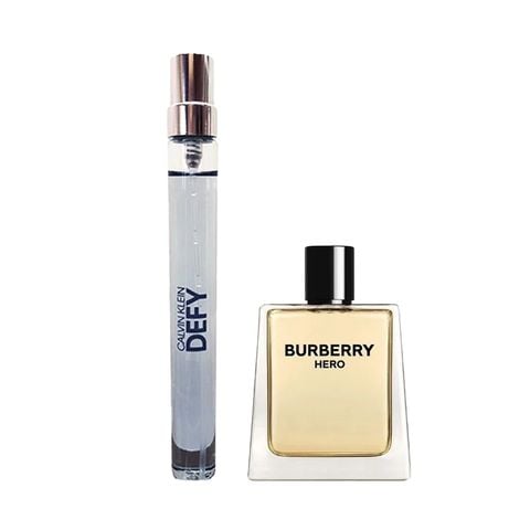 Combo Nước Hoa Dạng Xịt Calvin Klein Defy EDP 10ml Và Nước Hoa Mini Burberry Hero EDT 5ml