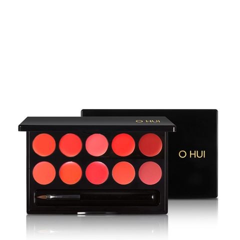 (HSD:6/2026) Bảng Son 10 Màu Ohui Rouge Real Palette 10g - S