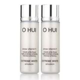 Combo 2 Sữa Dưỡng Trắng Da Ohui Extreme White Emulsion 20mlx2 (Hàng tách set)
