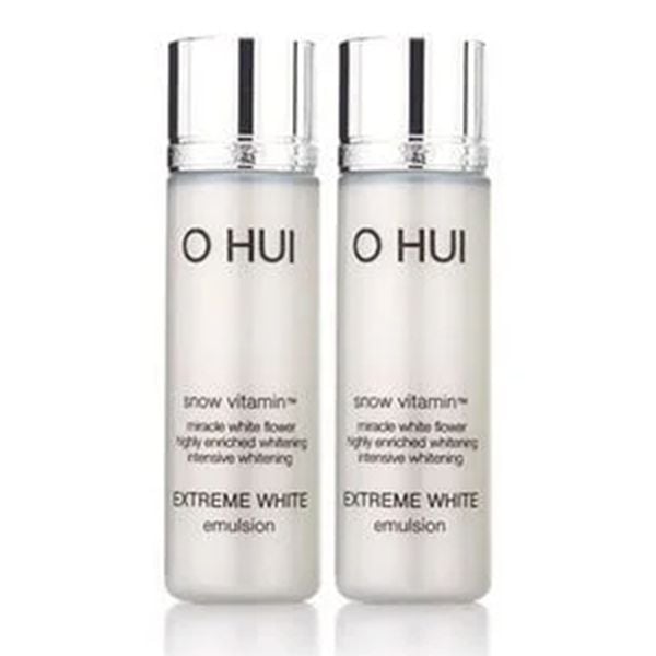 Combo 2 Sữa Dưỡng Trắng Da Ohui Extreme White Emulsion 20mlx2 (Hàng tách set)
