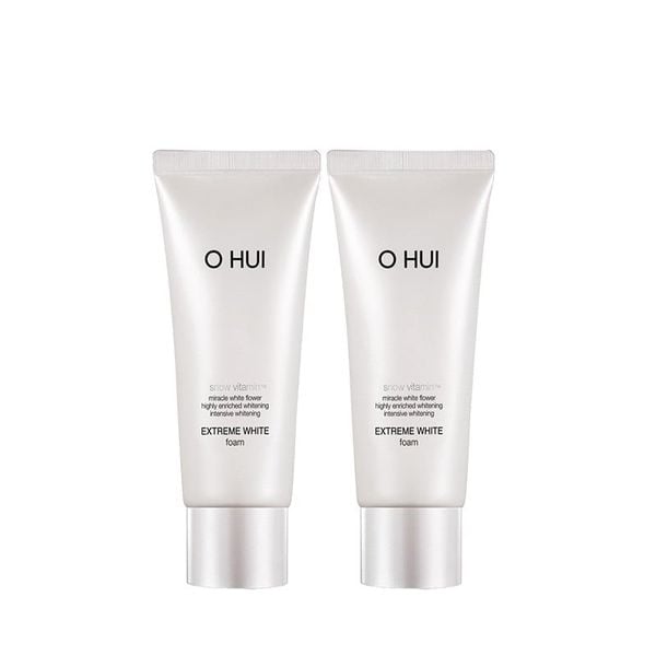 Combo 2 Sữa Rửa Mặt Làm Trắng Ohui Extreme White Foam 40mlx2 (Hàng tách set)
