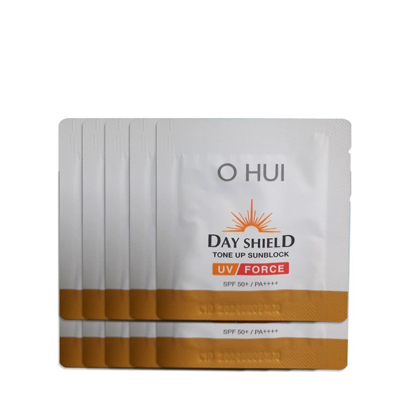 Combo 10 Kem Chống Nắng OHUI Day Shield Toneup Sunblock UV Force SPF50+/PA+++ 1mlx10