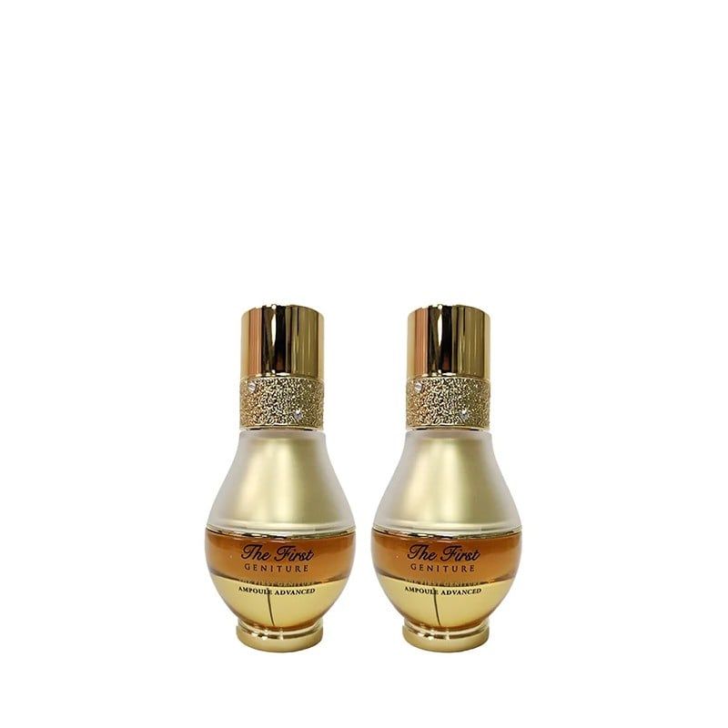 Combo 2 Tinh Chất Vàng 24k Tái Tạo Da Ohui The First Geniture Ampoule Advanced 20mlx2 Phiên Bản Giới Hạn