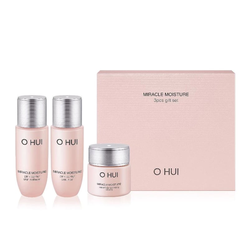 (HSD: 4/2026) Bộ Dưỡng Ẩm Mịn Mượt Căng Sáng Da 3 Món Ohui Miracle Moisture 3pcs