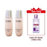 (HSD: 4/2026) Combo 2 Sữa Dưỡng Ohui Hồng Miracle Moisture Pink Barrier Emulsion 20mlx2 Tặng Nước Tẩy Trang L'Oreal Căng Mịn Da 95ml