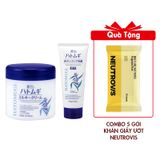 Combo Kem Dưỡng Ẩm Làm Sáng Da Hatomugi 300G Và Sửa Rửa Mặt Ý Dĩ Hatomugi Nhật Bản 130g Tặng Combo 5 Gói Khăn Giấy Ướt Đa Dụng Không Mùi An Toàn Neutrovis - (Gói 10tờ)